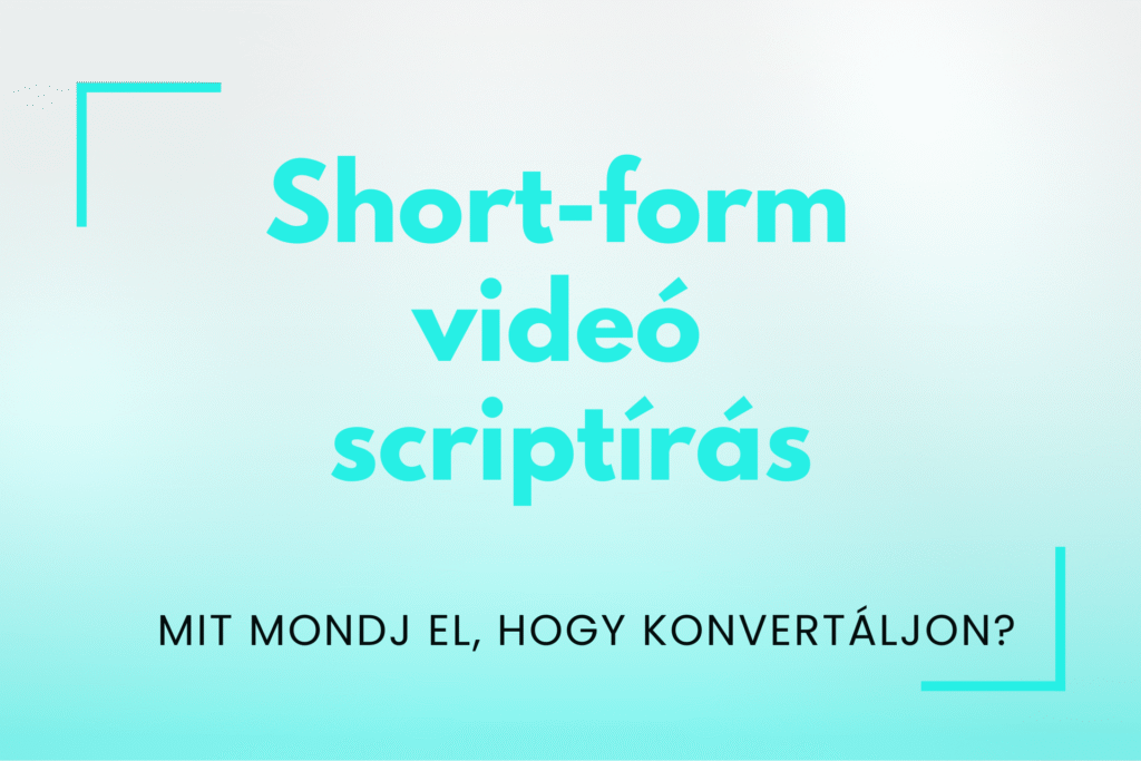 Profi short-form videó scriptírás TikTok, Reels és Shorts platformokra