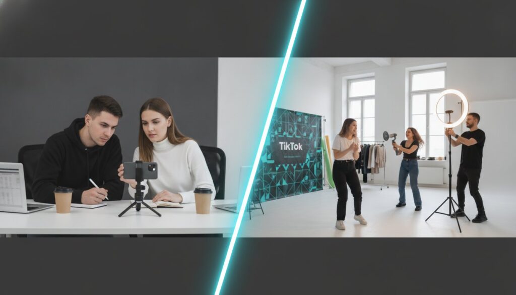 TikTok ügynökség vs belsős csapat: Melyik a kifizetődőbb 2026-ban?