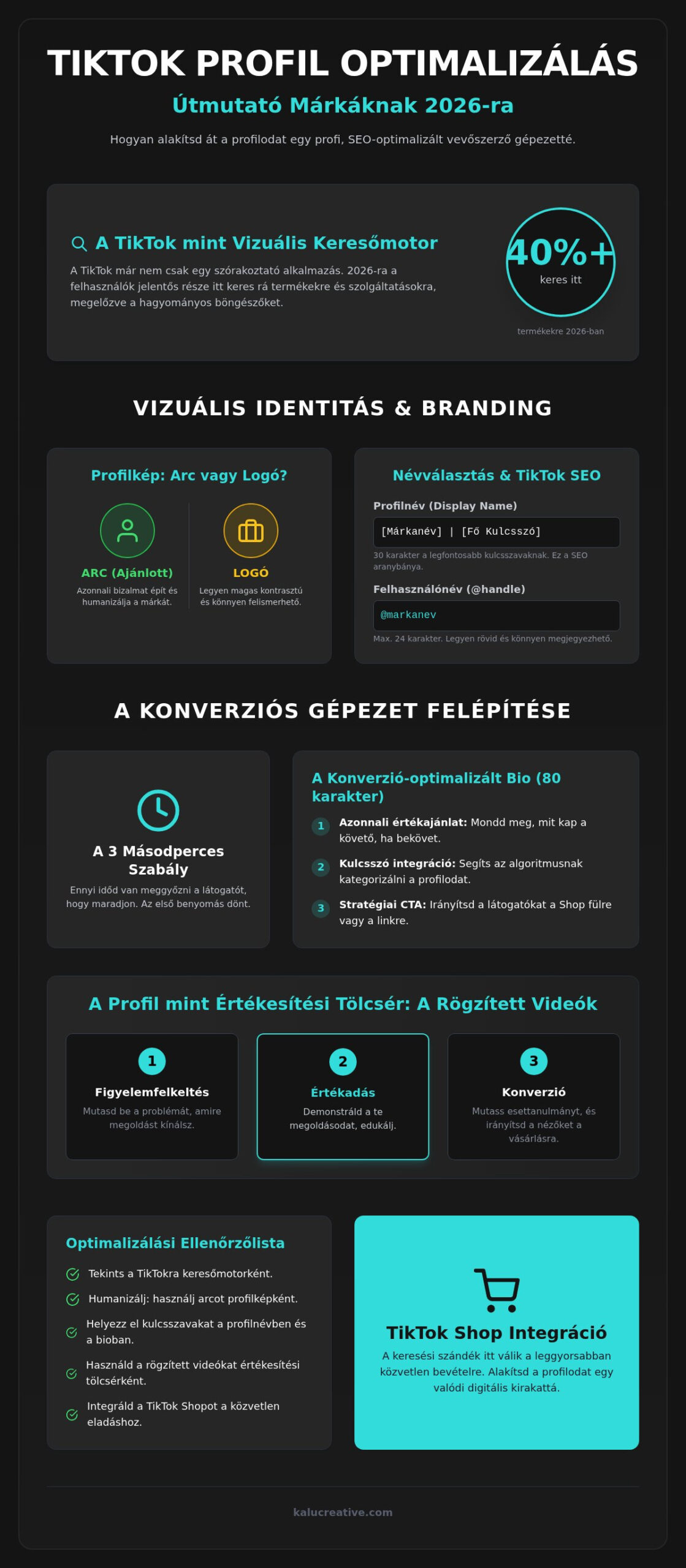 TikTok profil optimalizálás márkáknak: A teljes 2026-os stratégiai útmutató